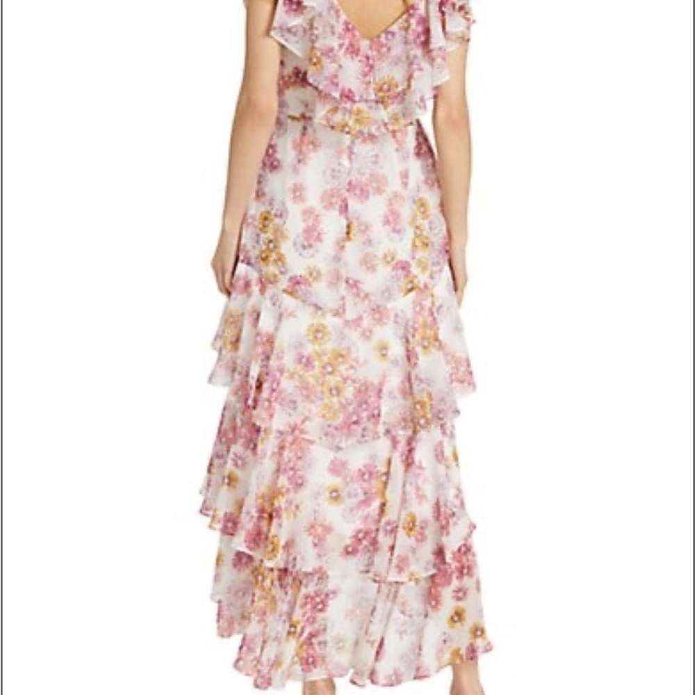 WAYF Tiered Ruffle Midi Dress - Picture 3 of 3